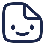 File Smile ) SVG Icon